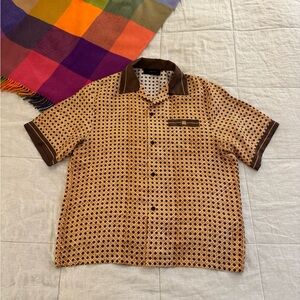 AMIRI Patterned Button-Down Silk Shirt